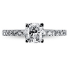 14K White Gold Diamond Engagement Ring (1.25 ctw) thumb 2