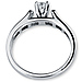 14K White Gold Channel Set Diamond Engagement Ring thumb 3