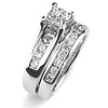 14K White Gold Princess Cut Diamond Bridal Ring Set thumb 1