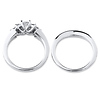 14K White Gold Diamond Wedding Ring Set 1.00 ctw thumb 3