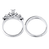 Charming 14K White Gold Diamond Engagement Ring Set 0.50ctw thumb 3