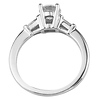 Round Cut 14K White Gold Engagement Ring thumb 2