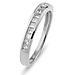 14K White Gold 0.25ctw Princess Cut Channel Set Ring thumb 1