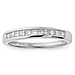 14K White Gold 0.25ctw Princess Cut Channel Set Ring thumb 2