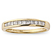 14K Yellow Gold 0.25ctw Princess Cut Channel Set Ring thumb 2