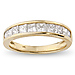 14K Yellow Gold 1.00ctw Princess Cut Channel Set Ring thumb 2