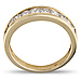 14K Yellow Gold 1.00ctw Princess Cut Channel Set Ring thumb 3