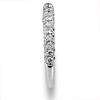1.00ctw Pave Set Diamond Wedding Ring in 14K White Gold thumb 1