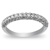 1.00ctw Pave Set Diamond Wedding Ring in 14K White Gold thumb 2