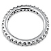 14K White Gold 0.75ctw Prong Set Eternity Ring thumb 3