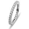 14K White Gold 0.75ctw Prong Set Eternity Ring thumb 1