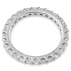 14K White Gold 1ctw Pave Set Diamond Eternity Ring thumb 3