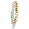 Brilliant 1.00ctw Pave Set Diamond Eternity Ring in 14K Yellow Gold thumb 1