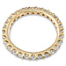 Brilliant 1.00ctw Pave Set Diamond Eternity Ring in 14K Yellow Gold thumb 3