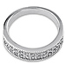 14K White Gold Milgrain 0.50ctw Diamond Pave Ring thumb 3