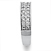 14K White Gold Milgrain 0.50ctw Diamond Pave Ring thumb 1