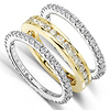 14KWY Gold 2 CTW Round Diamond 3 Piece Eternity Ring Set thumb 1