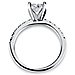 14K Princess Cut Nouveau Diamond Engagement Ring thumb 3