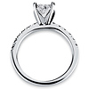 14K Princess Cut Nouveau Diamond Engagement Ring thumb 3