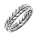 6mm Wheat Braid 14K White Gold Ring thumb 1