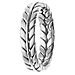 6mm Wheat Braid 14K White Gold Ring thumb 2