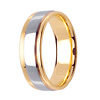 14k 7mm Two Tone Step Band thumb 2