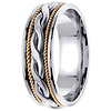 7mm 14k Two Tone Braided Band thumb 2