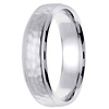 14k White Gold 6.0mm Wedding Band thumb 2