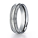 Titanium 6mm Comfort-Fit Satin-Finished Design Ring thumb 2