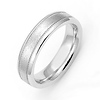 5mm Brush Finish Milgrain Wedding Band thumb 0