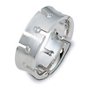 Diamond 18K White Gold Staggered Dora Wedding Ring, 0.25 tcw thumb 0