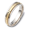 Two Tone 5.00mm 14K Two Tone Gold Wedding Band thumb 0