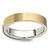 5.00 mm 14K Two Tone Gold Dora Wedding Band thumb 1