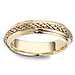 5.50 mm 18K Two Tone Woven Dora Wedding Band thumb 1