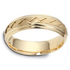 5.50 mm 14K Yellow Gold Dora Woven Wedding Band thumb 1