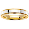 4.5mm 14k Two Tone Gold Band thumb 0