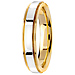 4.5mm 14k Two Tone Gold Band thumb 2