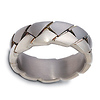 8.00 mm Titanium & Gold Dora Wedding Band thumb 1